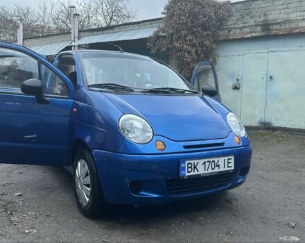 Синий Дэу Матиз, объемом двигателя 0.8 л и пробегом 122 тыс. км за 2350 $, фото 1 на Automoto.ua