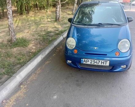Синий Дэу Матиз, объемом двигателя 0.8 л и пробегом 105 тыс. км за 2600 $, фото 1 на Automoto.ua