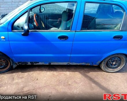 Синий Дэу Матиз, объемом двигателя 0.8 л и пробегом 170 тыс. км за 750 $, фото 1 на Automoto.ua
