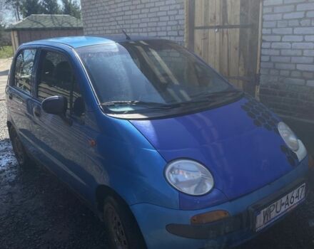 Синий Дэу Матиз, объемом двигателя 1.8 л и пробегом 3 тыс. км за 1250 $, фото 1 на Automoto.ua