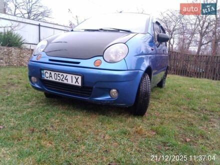 Синій Деу Матіз, об'ємом двигуна 0.8 л та пробігом 211 тис. км за 1900 $, фото 1 на Automoto.ua