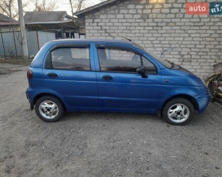 Синій Деу Матіз, об'ємом двигуна 0.8 л та пробігом 213 тис. км за 1800 $, фото 1 на Automoto.ua