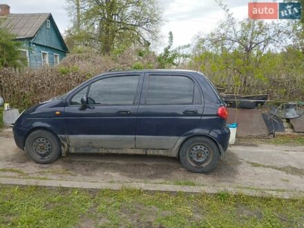 Синий Дэу Матиз, объемом двигателя 0.8 л и пробегом 148 тыс. км за 1500 $, фото 1 на Automoto.ua