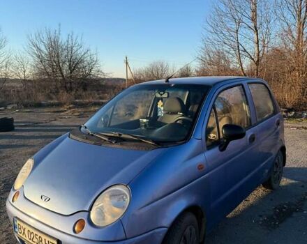 Синий Дэу Матиз, объемом двигателя 0.8 л и пробегом 290 тыс. км за 2300 $, фото 1 на Automoto.ua