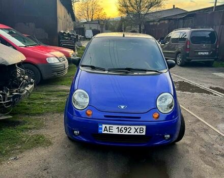 Синий Дэу Матиз, объемом двигателя 0.8 л и пробегом 144 тыс. км за 3500 $, фото 1 на Automoto.ua