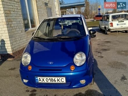 Синий Дэу Матиз, объемом двигателя 0.8 л и пробегом 117 тыс. км за 3500 $, фото 1 на Automoto.ua