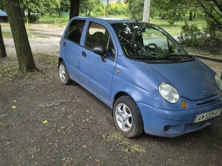 Синій Деу Матіз, об'ємом двигуна 0.8 л та пробігом 98 тис. км за 1800 $, фото 1 на Automoto.ua