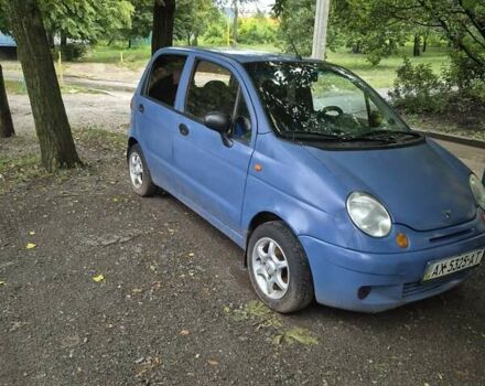 Синій Деу Матіз, об'ємом двигуна 0.8 л та пробігом 98 тис. км за 1800 $, фото 1 на Automoto.ua