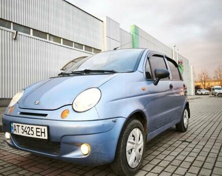 Синий Дэу Матиз, объемом двигателя 0.8 л и пробегом 76 тыс. км за 2400 $, фото 1 на Automoto.ua