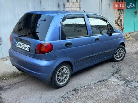 Синий Дэу Матиз, объемом двигателя 0.8 л и пробегом 70 тыс. км за 2850 $, фото 1 на Automoto.ua