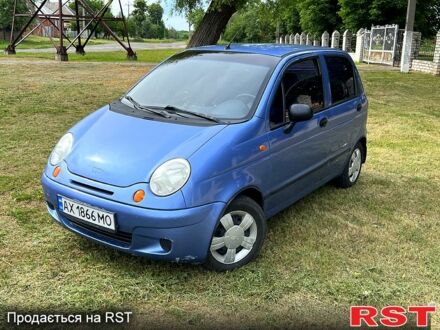 Дэу Матиз 2006 в Чугуеве на Automoto.ua Синий Дэу Матиз, объемом двигателя 0.8 л и пробегом 138 тыс. км за 1450 $, фото 1 на Automoto.ua