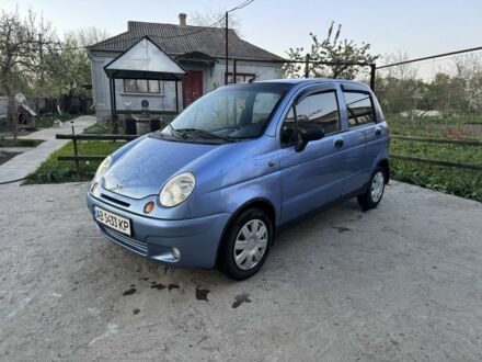 Синий Дэу Матиз, объемом двигателя 0.8 л и пробегом 194 тыс. км за 1850 $, фото 1 на Automoto.ua