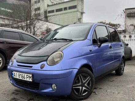 Синий Дэу Матиз, объемом двигателя 0.8 л и пробегом 174 тыс. км за 2300 $, фото 1 на Automoto.ua