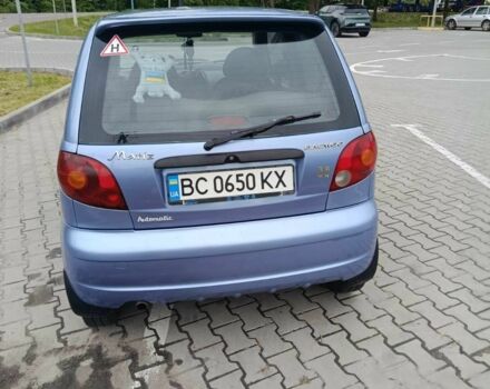 Синий Дэу Матиз, объемом двигателя 8 л и пробегом 164 тыс. км за 2000 $, фото 1 на Automoto.ua