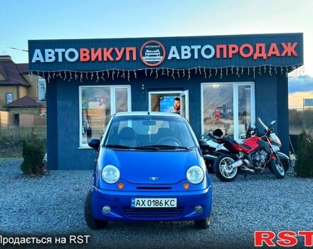 Синий Дэу Матиз, объемом двигателя 0.8 л и пробегом 116 тыс. км за 3350 $, фото 1 на Automoto.ua