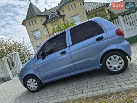 Синий Дэу Матиз, объемом двигателя 0.8 л и пробегом 149 тыс. км за 1550 $, фото 1 на Automoto.ua