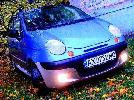 Синий Дэу Матиз, объемом двигателя 1 л и пробегом 200 тыс. км за 1999 $, фото 1 на Automoto.ua