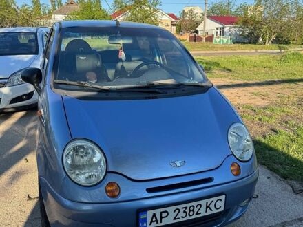 Синий Дэу Матиз, объемом двигателя 0.8 л и пробегом 81 тыс. км за 3000 $, фото 1 на Automoto.ua