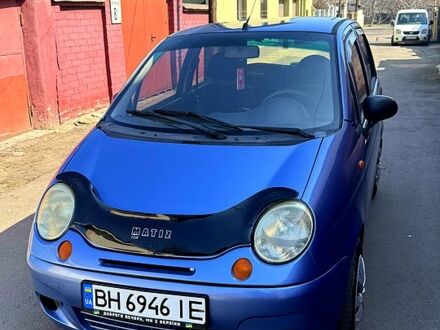 Синий Дэу Матиз, объемом двигателя 0.8 л и пробегом 68 тыс. км за 2400 $, фото 1 на Automoto.ua