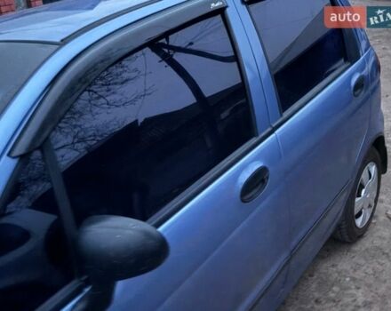 Синий Дэу Матиз, объемом двигателя 0.8 л и пробегом 100 тыс. км за 2500 $, фото 1 на Automoto.ua