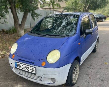 Синий Дэу Матиз, объемом двигателя 0.8 л и пробегом 250 тыс. км за 899 $, фото 1 на Automoto.ua