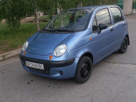 Деу Матіз 2006 у Запоріжжя на Automoto.ua Синій Деу Матіз, об'ємом двигуна 0.8 л та пробігом 190 тис. км за 1788 $, фото 1 на Automoto.ua