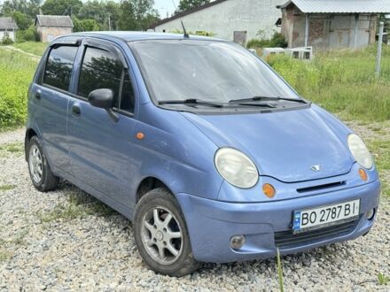 Синий Дэу Матиз, объемом двигателя 0.8 л и пробегом 170 тыс. км за 1550 $, фото 1 на Automoto.ua