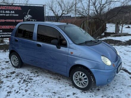 Синий Дэу Матиз, объемом двигателя 0.8 л и пробегом 140 тыс. км за 2100 $, фото 1 на Automoto.ua