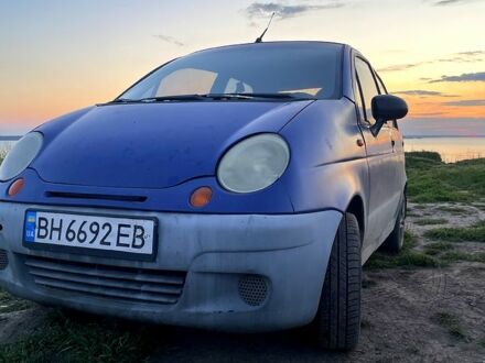 Синий Дэу Матиз, объемом двигателя 0.8 л и пробегом 227 тыс. км за 1500 $, фото 1 на Automoto.ua