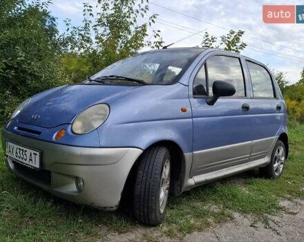 Синій Деу Матіз, об'ємом двигуна 1 л та пробігом 68 тис. км за 1200 $, фото 1 на Automoto.ua