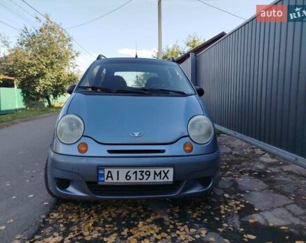 Синий Дэу Матиз, объемом двигателя 0.8 л и пробегом 98 тыс. км за 2400 $, фото 1 на Automoto.ua