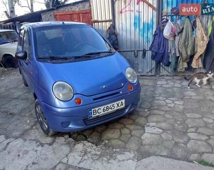 Синий Дэу Матиз, объемом двигателя 0.8 л и пробегом 125 тыс. км за 1800 $, фото 1 на Automoto.ua
