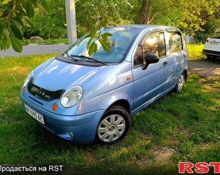 Синий Дэу Матиз, объемом двигателя 0.8 л и пробегом 150 тыс. км за 2500 $, фото 1 на Automoto.ua