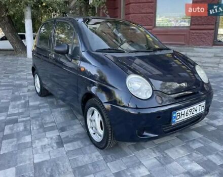 Синий Дэу Матиз, объемом двигателя 0.8 л и пробегом 219 тыс. км за 1700 $, фото 1 на Automoto.ua