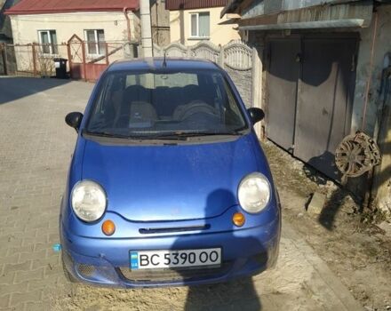 Синий Дэу Матиз, объемом двигателя 0.8 л и пробегом 175 тыс. км за 1100 $, фото 1 на Automoto.ua