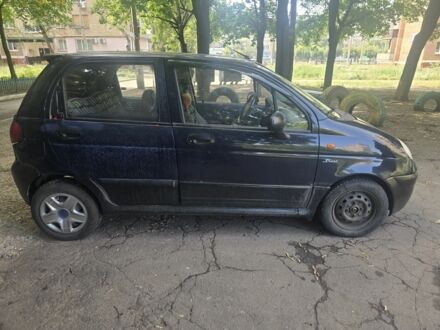 Синий Дэу Матиз, объемом двигателя 1 л и пробегом 167 тыс. км за 943 $, фото 1 на Automoto.ua