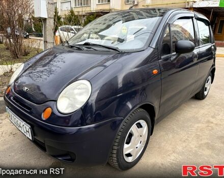Синий Дэу Матиз, объемом двигателя 0.8 л и пробегом 150 тыс. км за 1800 $, фото 1 на Automoto.ua