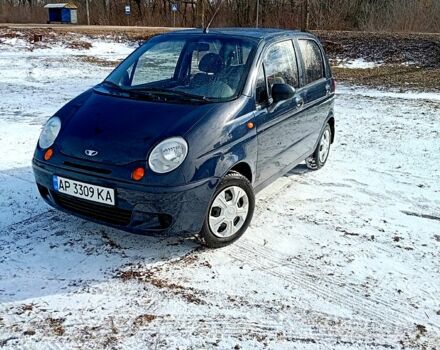 Синий Дэу Матиз, объемом двигателя 1 л и пробегом 1040 тыс. км за 2400 $, фото 1 на Automoto.ua