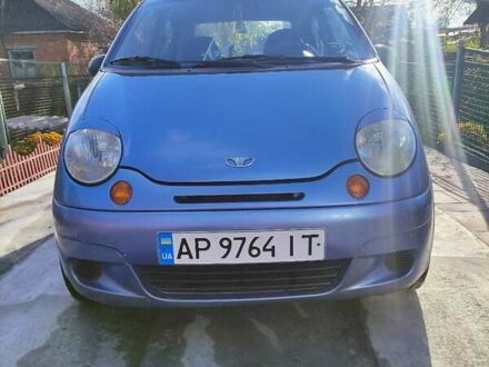 Синий Дэу Матиз, объемом двигателя 0.8 л и пробегом 192 тыс. км за 2100 $, фото 1 на Automoto.ua