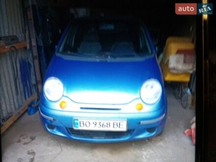 Синий Дэу Матиз, объемом двигателя 0.8 л и пробегом 181 тыс. км за 1400 $, фото 1 на Automoto.ua