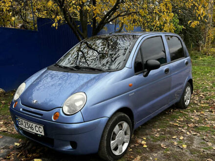 Синий Дэу Матиз, объемом двигателя 0.8 л и пробегом 131 тыс. км за 3000 $, фото 1 на Automoto.ua