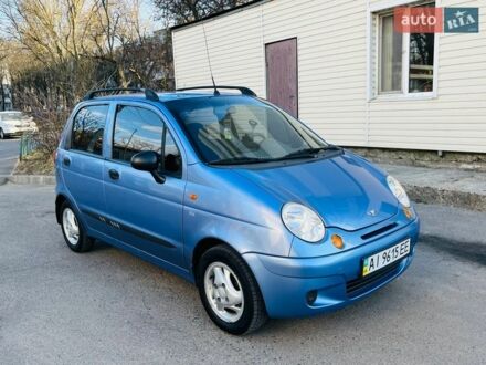 Синий Дэу Матиз, объемом двигателя 0.8 л и пробегом 72 тыс. км за 2500 $, фото 1 на Automoto.ua