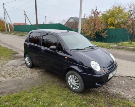 Синий Дэу Матиз, объемом двигателя 0.8 л и пробегом 186 тыс. км за 2700 $, фото 1 на Automoto.ua