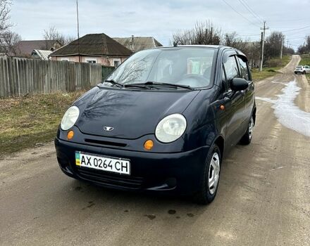 Синій Деу Матіз, об'ємом двигуна 0.8 л та пробігом 200 тис. км за 2200 $, фото 1 на Automoto.ua