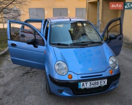 Синий Дэу Матиз, объемом двигателя 0.8 л и пробегом 194 тыс. км за 2850 $, фото 1 на Automoto.ua