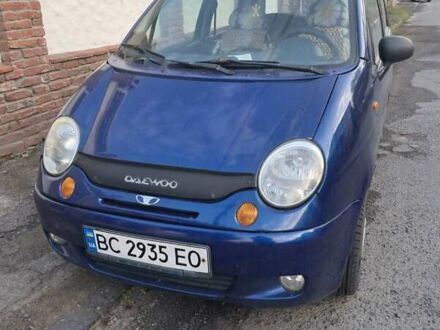 Синий Дэу Матиз, объемом двигателя 0.8 л и пробегом 192 тыс. км за 2750 $, фото 1 на Automoto.ua