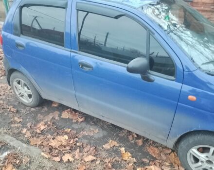Синій Деу Матіз, об'ємом двигуна 0.8 л та пробігом 190 тис. км за 1500 $, фото 1 на Automoto.ua