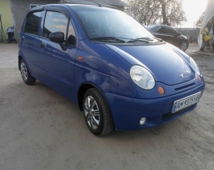 Синій Деу Матіз, об'ємом двигуна 0.8 л та пробігом 107 тис. км за 2000 $, фото 1 на Automoto.ua