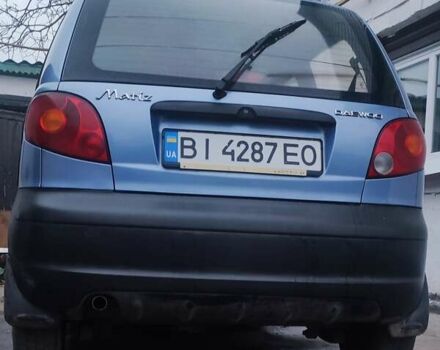 Синий Дэу Матиз, объемом двигателя 0.8 л и пробегом 90 тыс. км за 1800 $, фото 1 на Automoto.ua