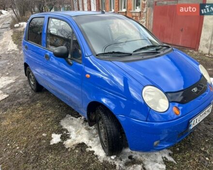 Синий Дэу Матиз, объемом двигателя 0.8 л и пробегом 120 тыс. км за 2999 $, фото 1 на Automoto.ua